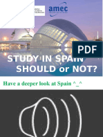 Study in Spain Should or Not?