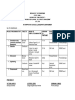 Action Plan On Solid Waste Management