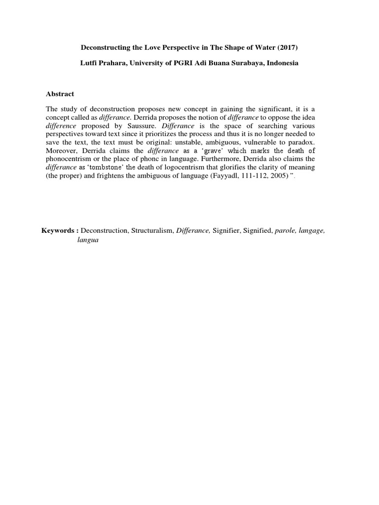 Deconstructing Love in Film | PDF