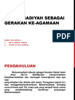 Muhammadiyah Sebagai Gerakan Ke-Agamaan Aik