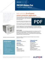 Micom Alstom P40: Protection Platform Devices