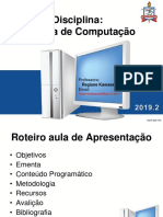 Aula01 - Sistema de Computação (Apresentação) PDF