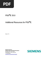 PSSE Reference