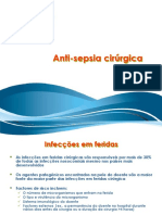 Infecções cirúrgicas e antissepsia