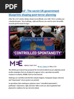 'Mind Control' The Secret UK Government Blueprints Shaping Post-Terror Planning