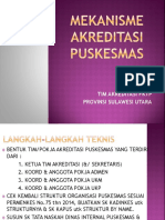 Mekanisme Akreditasi Puskesmas