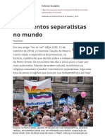 Movimentos Separatistas No Mundo