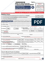 Secondary Education Department: Elementary School Teacher (EST) (BPS-15) Recruitment Test For