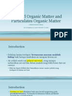 Disolved Organic Matter and Particulates Organic Matter