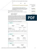 Barrons GRE - Lesson - Advanced Quantitative Comparison Strategies