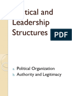 8 Political and Leadership Structures