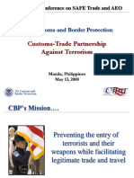 Custom Trade Versus Terrorism