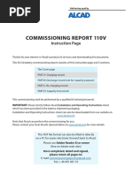 Commissioning Report Alcad 110V PDF