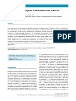 Blood Culture-Based Diagnosis of Bacteraemia State of The Art