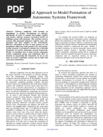 A Categorical Approach to Model Formation of Reactive Autonomic Systems Framework