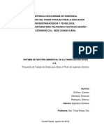 Sistema de Gestión Ambiental en La Panificadora Rossi C.A.