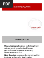 Chapter 9 -Sensory Evaluation