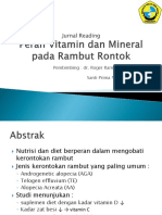 Jurnal Reading - peran nutrisi pada rambut rontok