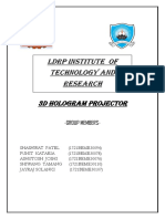 LDRP Institute 3D Hologram Project