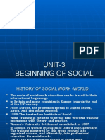 UNIT-3 Beginning of Social Work Education