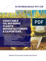 Vegetable Oil Refining Plants Manufacturers & Exporters.: "Master The Present Shape The Future"