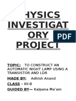 Class 12 Physics Project File
