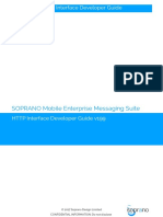 SOPRANO HTTP Interface Developer Guide 199 PDF
