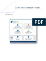 Epi Info™ 7 Salmonella Outbreak Tutorial: Document Version 3.1 05 July 2016 Author: Erik Knudsen