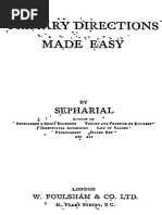 Primary Directions Made Easy - Sepharial