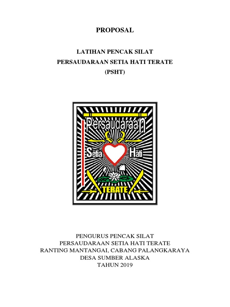 Proposal Membuka Latihan Psht