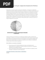 Ensayo A La Traccion Por Compresion Diametral de Probetas de Concreto