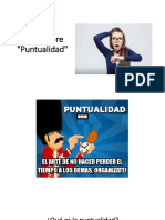 Taller Sobre Puntualidad