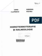 Hidrotermoterapie Si Balneologie PDF