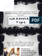 6 How Fast & Intelligent A Hold Grammar English Language, Dare To Try?