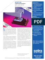 Model DPT 264: Very Low Differential Pressure Transducer