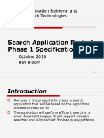 Search Application Project - Stage 1