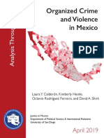 Organized Crime and Violence in Mexico 2019 PDF