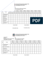 Daftar Hadir Mahasiswa Profesi Ners