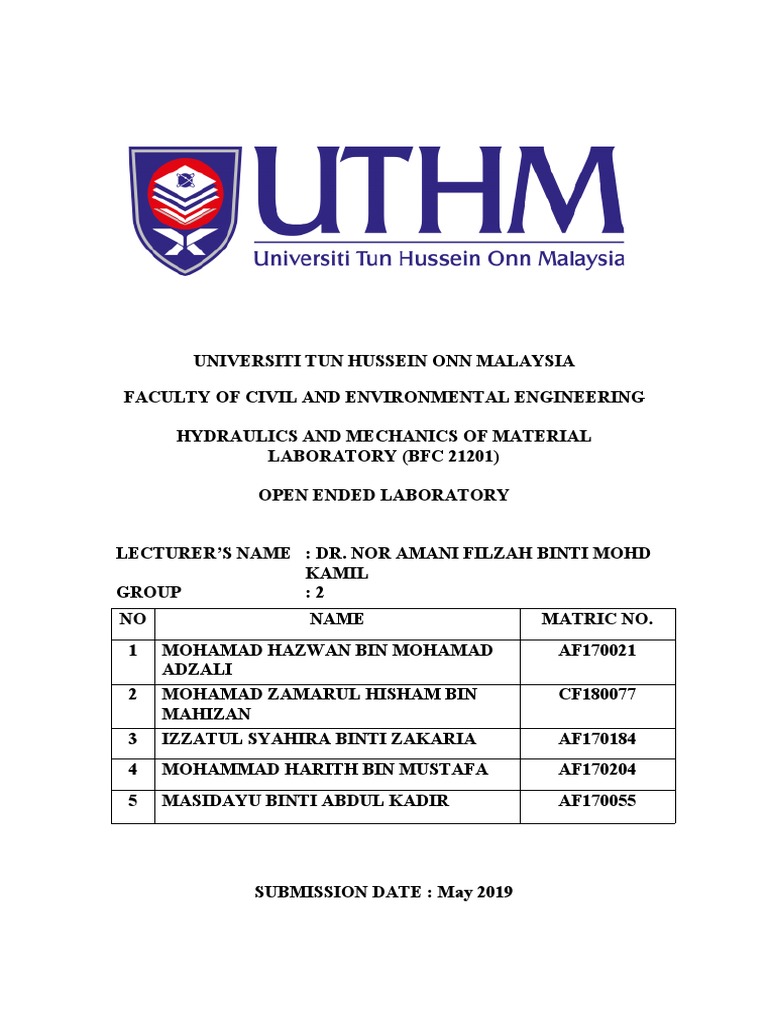 Open Ended Hydraulic Report PDF Turbine Surface Runoff