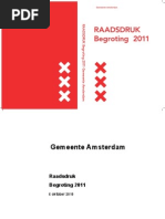 Download Begroting 2011 Gemeente Amsterdam Raadsdruk by Dries Bartelink SN41124105 doc pdf
