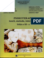 Carte-PSIHOTERAPII Teorii Metode I Interven Ie PDF