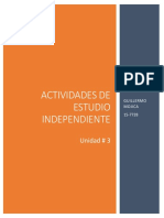 Actividades de Estudio Independiente Del Tema III