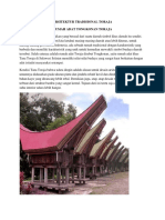 Arsitektur Tradisional Toraja