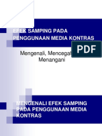 Mengenal Efek Samping Pada Media Kontras