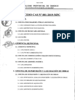 Convocatoria de Plazas Del Proceso CAS Nro 01 Parte1