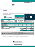 Cotizacion Suministro de Prefabricados en Concreto Consorcio Cic 2017