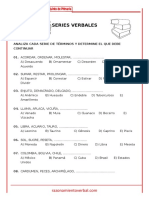 Eries Verbales Quinto de Primaria