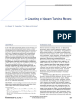 Stress Corrosion Cracking of Steam Turbine Rotors D.A. Rosario