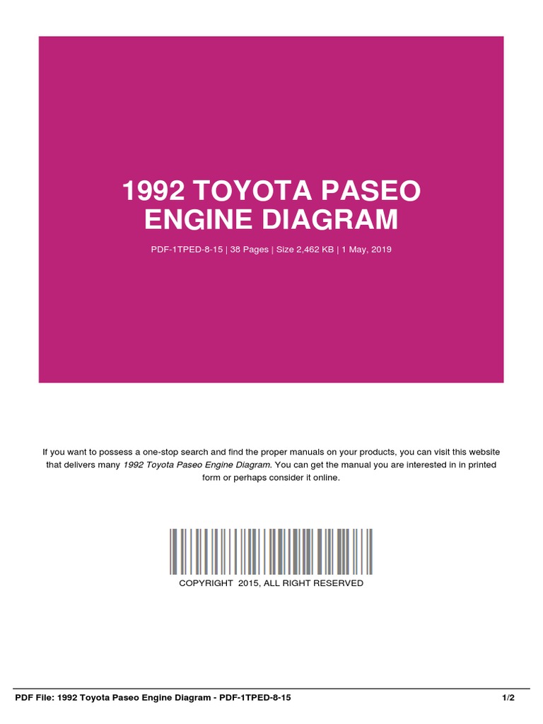 ID4caa5cd72-1992 Toyota Paseo Engine Diagram | PDF | Internet | Websites