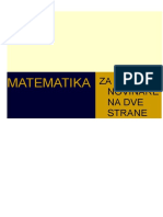 Matematika Za Novinare Na Dve Strane